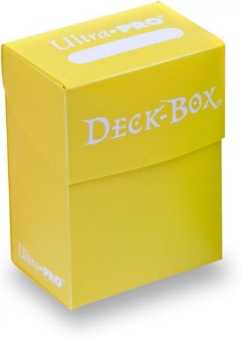 Ultra Pro Bright Yellow Solid Deck-Box-legion-cards-gr