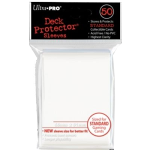 Ultra Pro White Deck Protector Sleeves (50τμχ)
