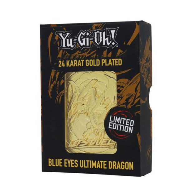 Yu-Gi-Oh! Limited Edition 24K Gold Plated Collectible - Blue Eyes Ultimate Dragon